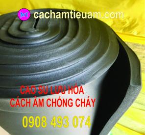 Cao su xốp- cao su lưu hoá chống cháy cách âm 