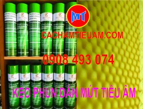 Keo dán mút cách âm cách nhiệt không mùi dạng phun xịt 