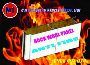 Panel chống cháy, cách nhiệt, cách âm - Rockwool sandwich panel 