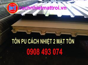 Tôn PU chống nóng, chống ồn, chống ẩm. 