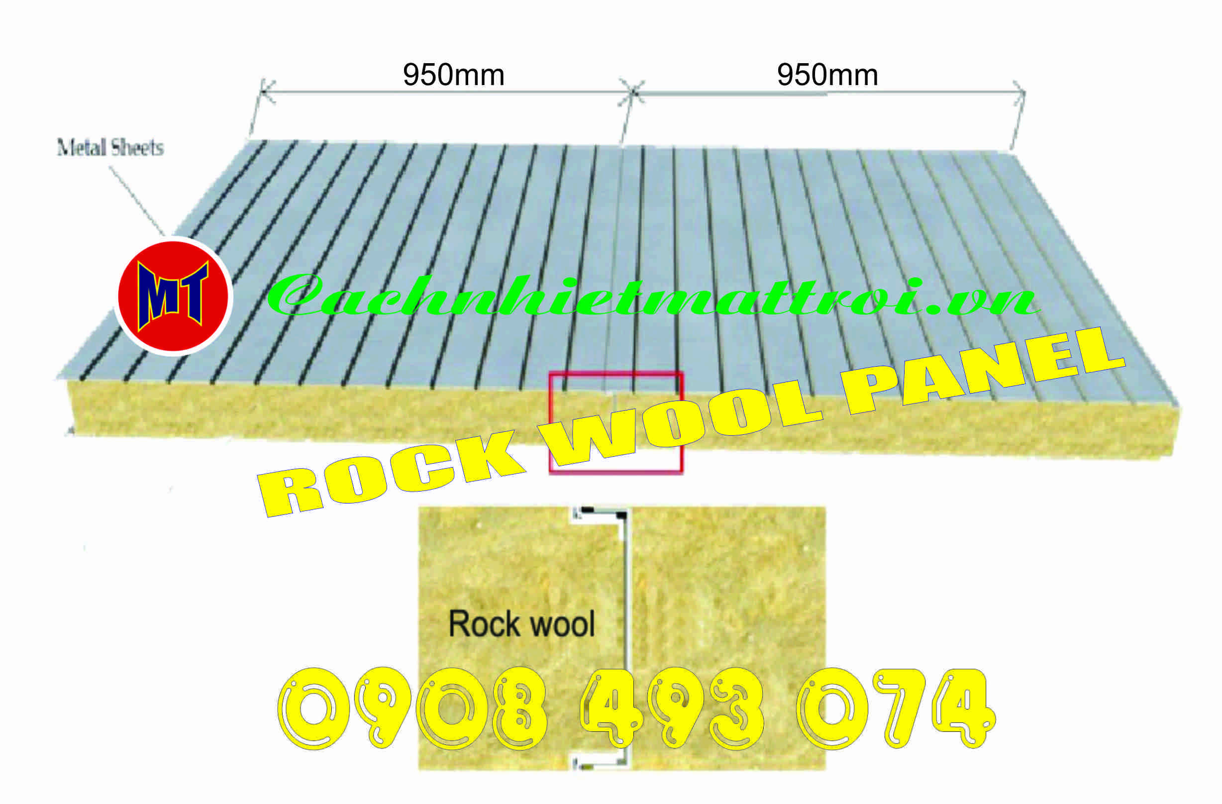 Panel Rock Wool cho nha xuong